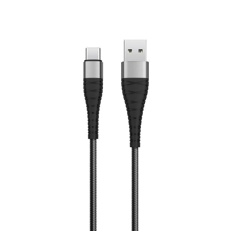 Câble de données de charge rapide USB-C tressé en nylon (1 m) Câble de données de charge rapide USB-C tressé en nylon (1 m)